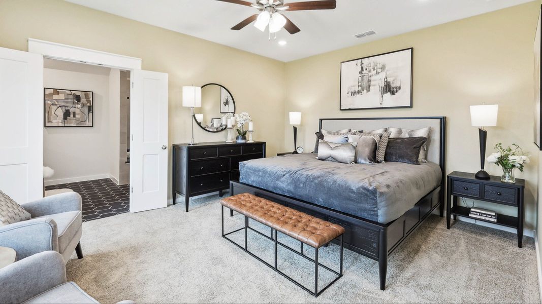 Representative furnished interior of a home built from the Paramount by DRB Homes in Morningside, Josephine (Image 11).