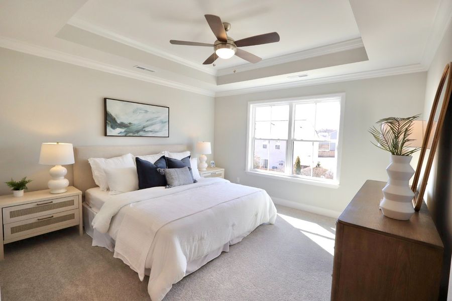 Furnished interior in a model home at The Abaco in Cleveland (Image 7).