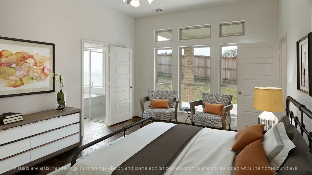Furnished interior view inside a new home in Kallison Ranch, San Antonio (Image 4). Furnished interior view inside a new home in Kallison Ranch, San Antonio (Image 4).