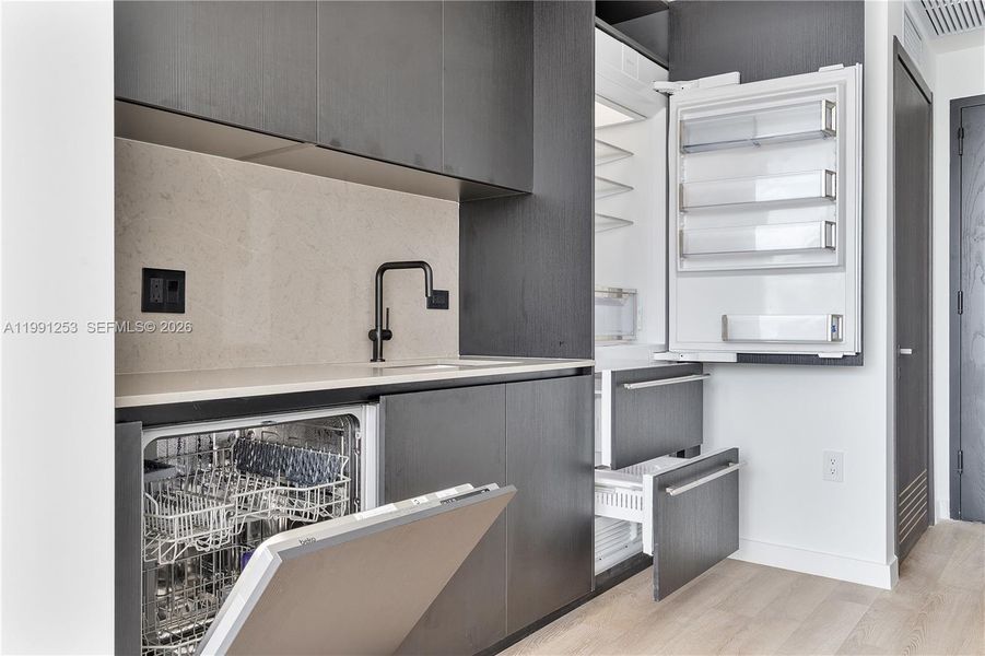 Furnished interior view inside a new home in , Miami (Image 9).