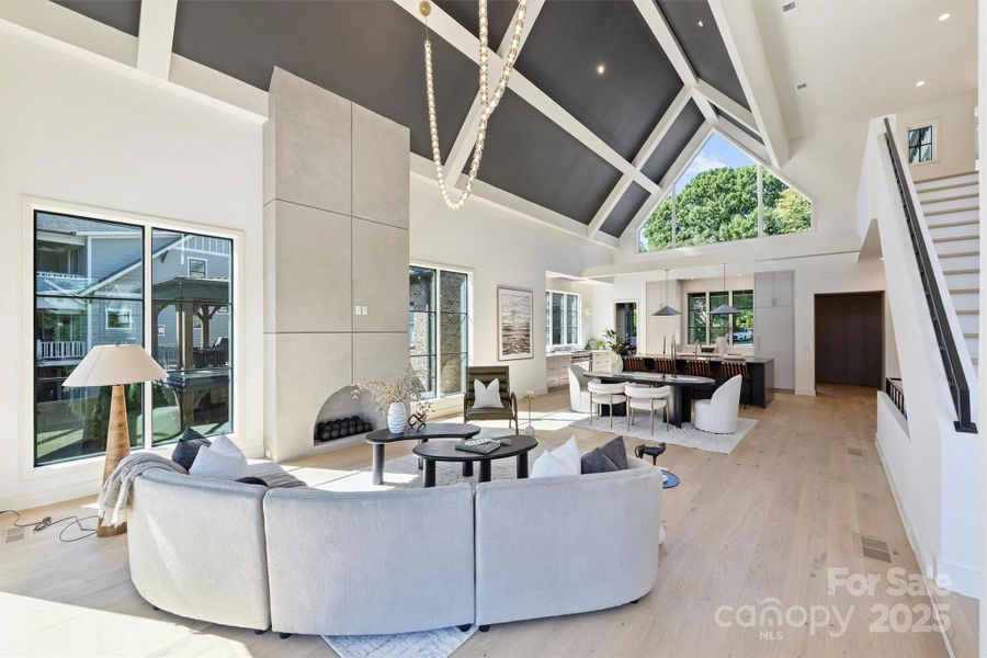 Furnished interior view inside a new home in , Charlotte (Image 32).