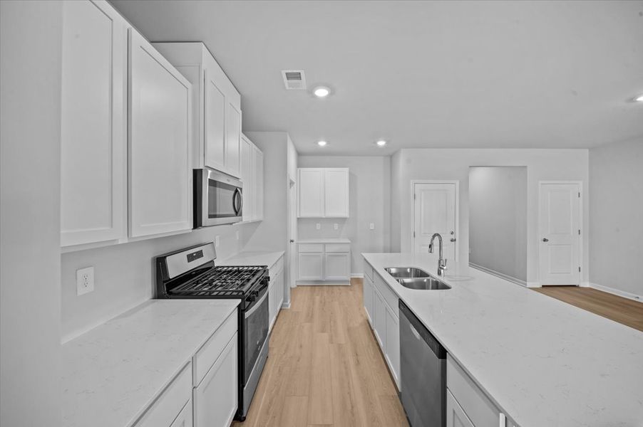 Furnished interior view inside a new home in Village at White Pine, Pendleton (Image 5). Furnished interior view inside a new home in Village at White Pine, Pendleton (Image 5).