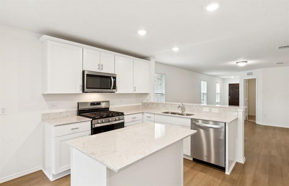 Abundant cabinet space in kitchen Abundant cabinet space in kitchen