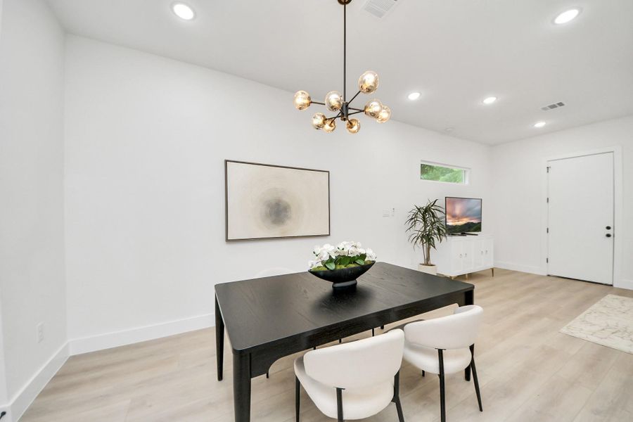 Furnished interior view inside a new home in , Houston (Image 2). Furnished interior view inside a new home in , Houston (Image 2).