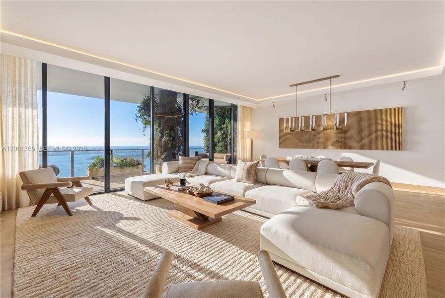 Furnished interior view inside a new home in , Miami (Image 8). Furnished interior view inside a new home in , Miami (Image 8).