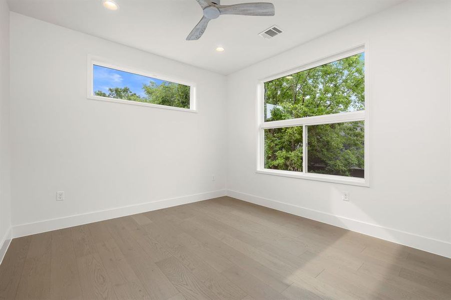 Second level secondary bedroom.