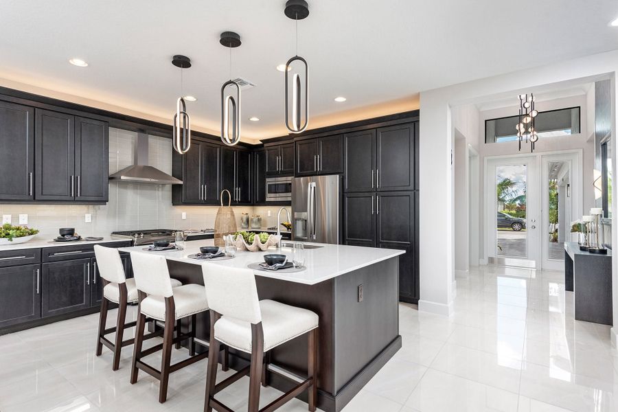Representative furnished interior of a home built from the Costa II by GL Homes in Valencia Vista at Riverland, Port St. Lucie (Image 5).