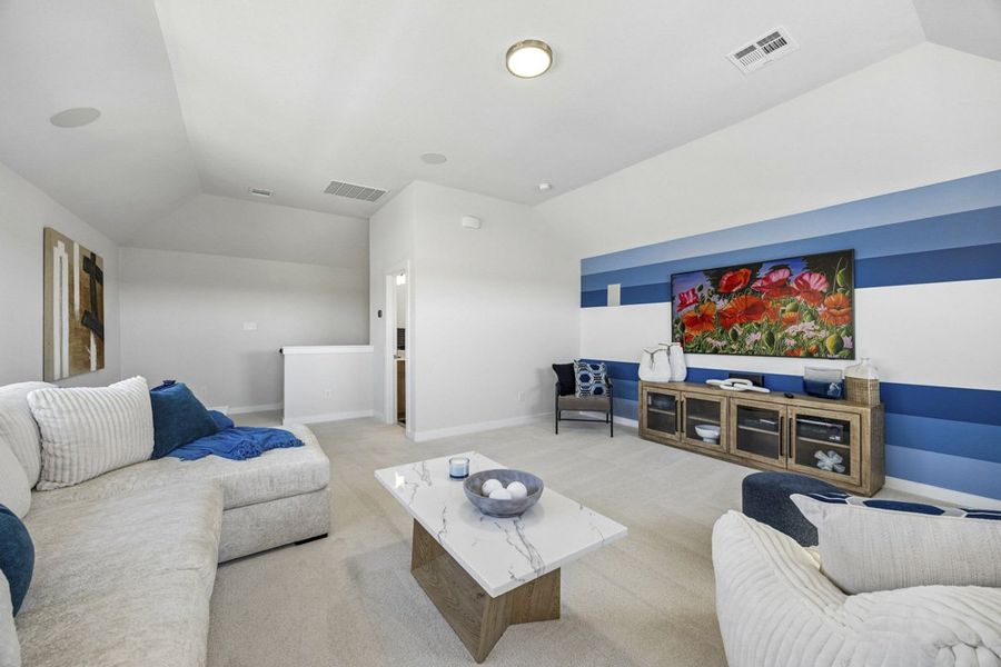 Furnished interior view inside a new home in Mercer Meadows, Royse City (Image 27).