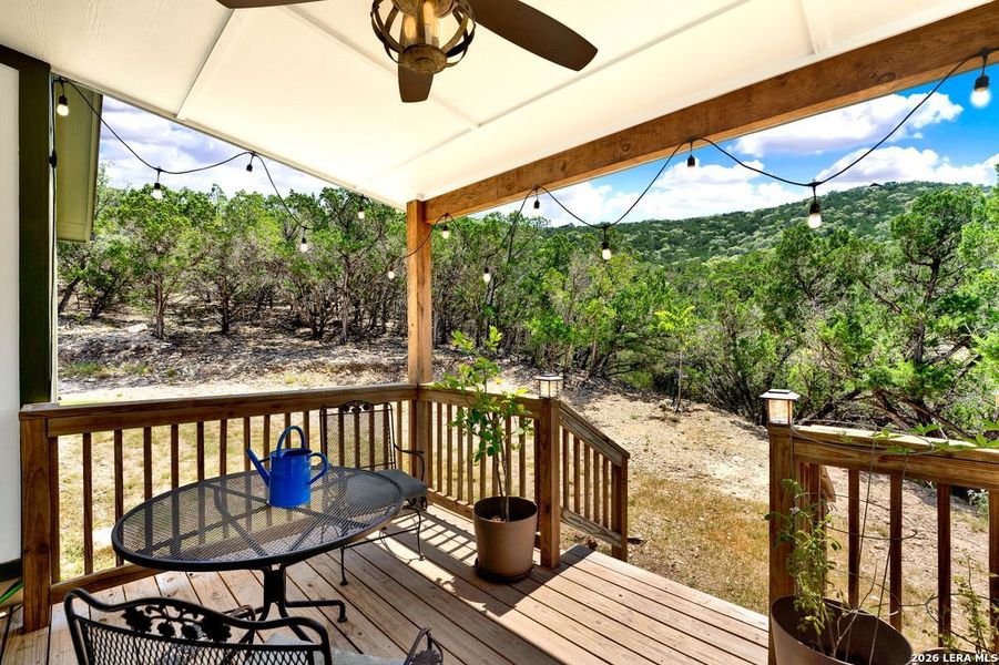 Exterior details and patio area of a home in , Bandera (Image 27).