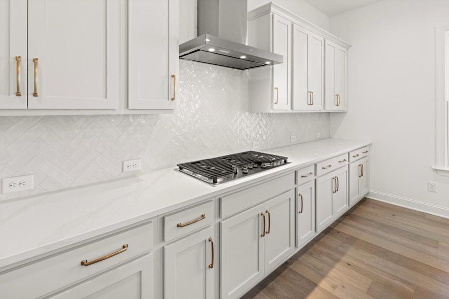 Furnished interior view inside a new home in East Harbor II at Chestatee, Dawsonville (Image 13).