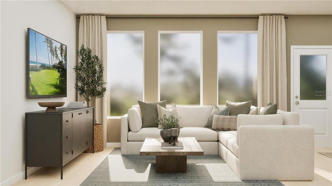 Furnished interior view inside a new home in Wellness Ridge: Classic Collection, Clermont (Image 4).