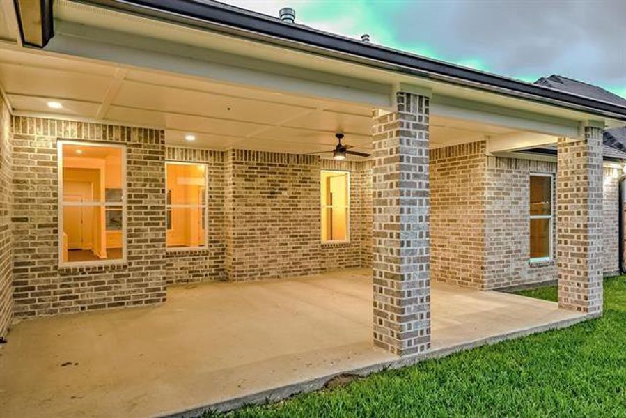 Exterior details and patio area of a home in , Beaumont (Image 24). Exterior details and patio area of a home in , Beaumont (Image 24).