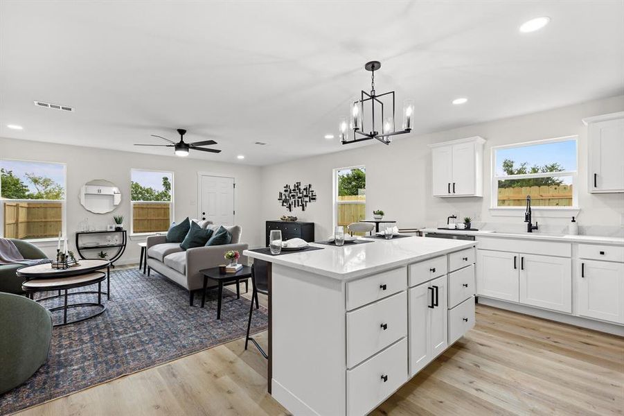 Furnished interior view inside a new home in , Robinson (Image 6).