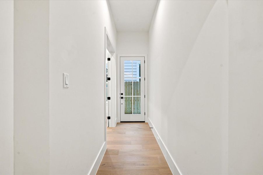 Front door.