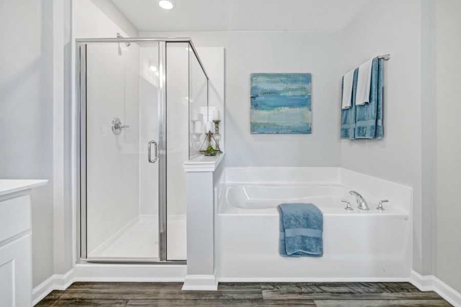 Furnished interior view inside a new home in , Goose Creek (Image 17).