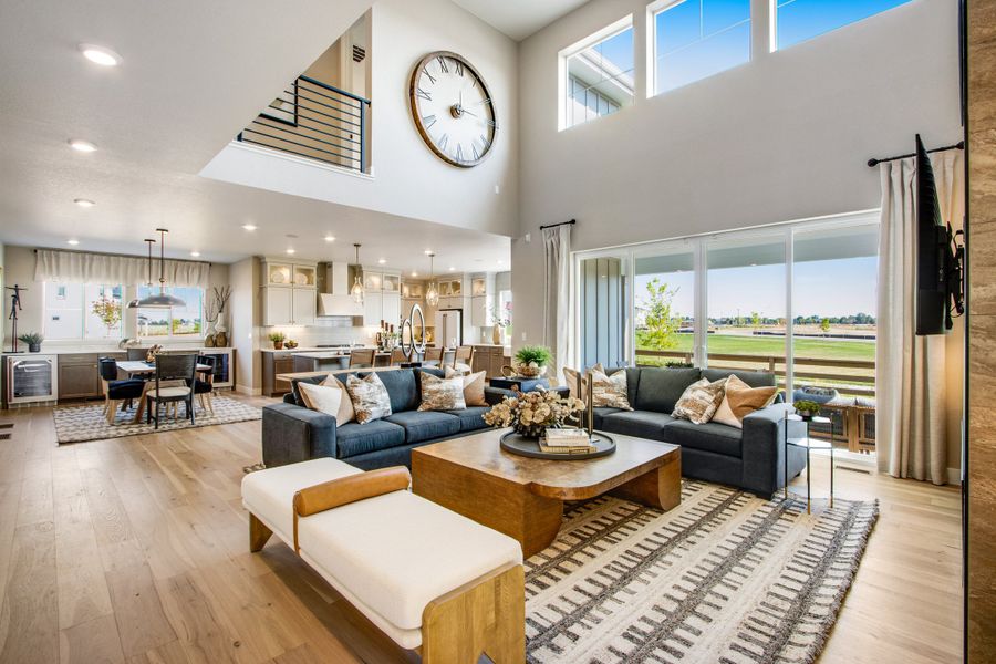 Representative furnished interior of a home built from the The Calloway by Tri Pointe Homes in Cordovan, Firestone (Image 6). Representative furnished interior of a home built from the The Calloway by Tri Pointe Homes in Cordovan, Firestone (Image 6).