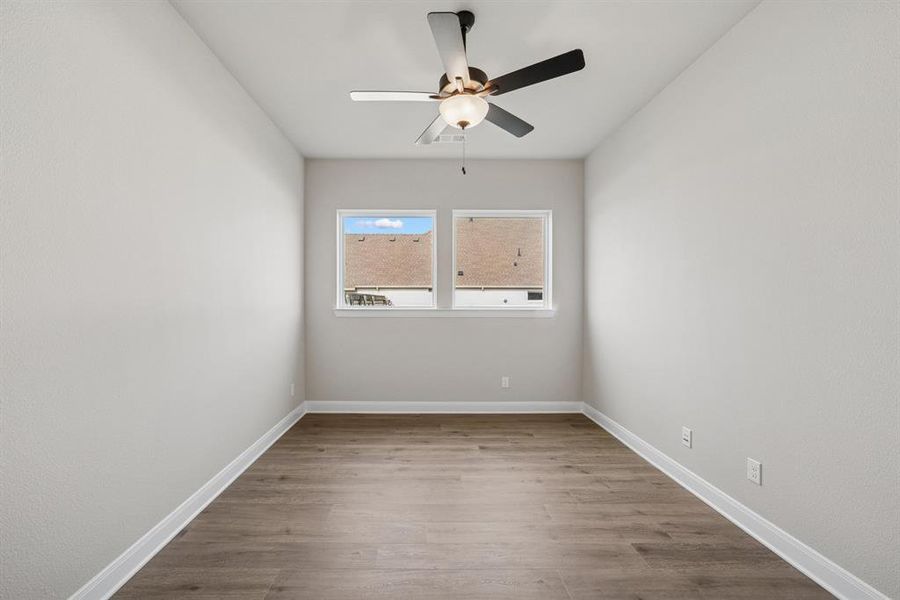 Spacious, unfurnished interior of a new home in Pecan Square - Estates, Northlake (Image 16). Spacious, unfurnished interior of a new home in Pecan Square - Estates, Northlake (Image 16).