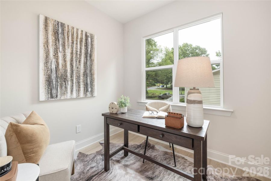 Furnished interior view inside a new home in , Charlotte (Image 13).