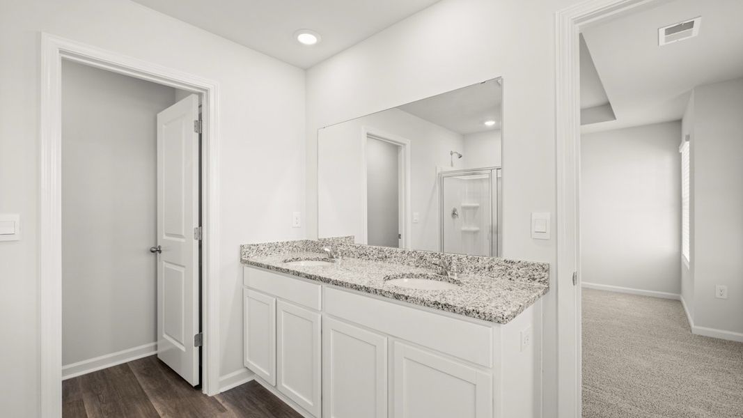 Furnished interior view inside a new home in The Abbey at Trolley Run Station, Aiken (Image 8).