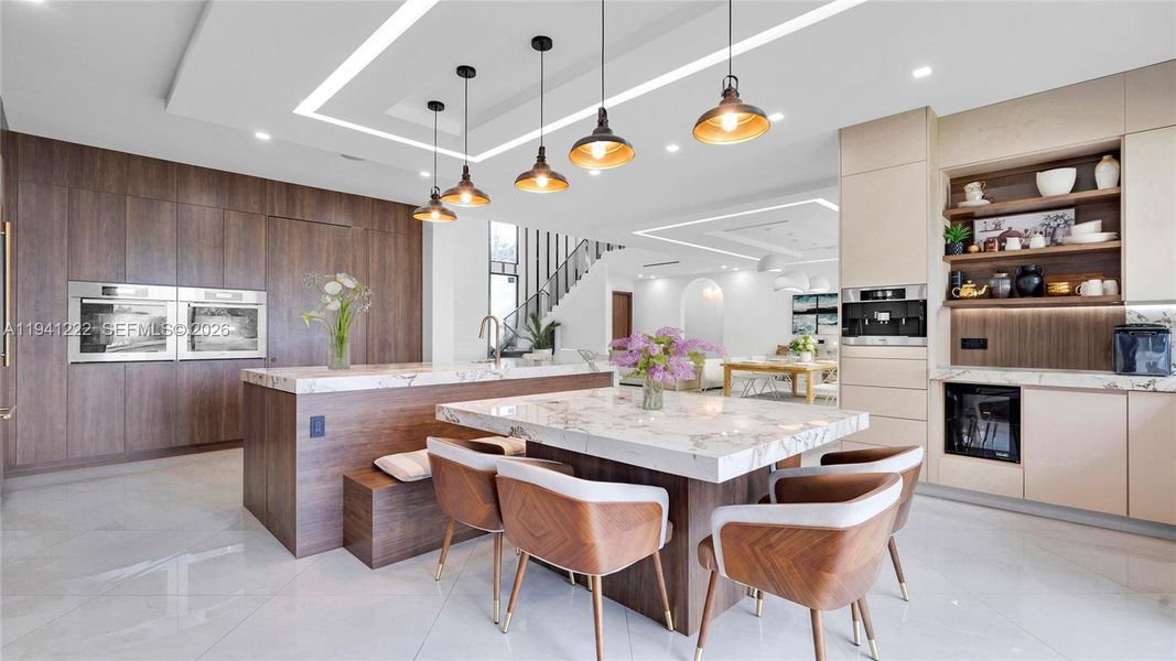 Furnished interior view inside a new home in , Miami (Image 15). Furnished interior view inside a new home in , Miami (Image 15).