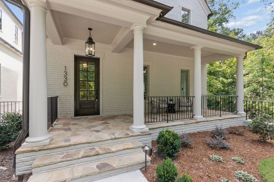 Exterior details and patio area of a home in Pinecrest, Durham (Image 3).