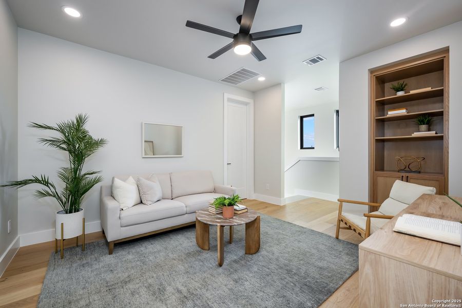 Furnished interior view inside a new home in , San Antonio (Image 39).