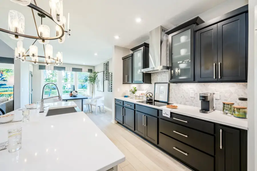 Representative furnished interior of a home built from the Blair by Fischer Homes in Leeland Farms, Fuquay Varina (Image 42).