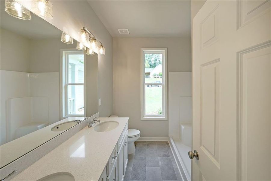 Furnished interior view inside a new home in , Dahlonega (Image 7).