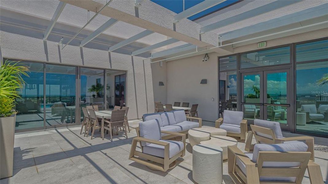 Furnished interior view inside a new home in , Sarasota (Image 38).