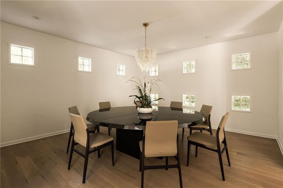 Furnished interior view inside a new home in , Atlanta (Image 55).