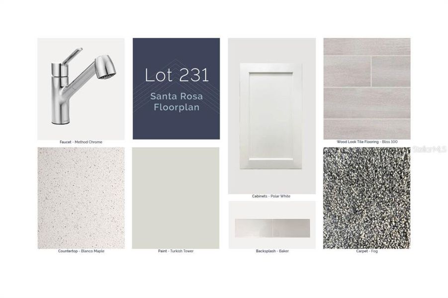 Sample of building materials used in homes in Tyson Ranch, Orlando (Image 15).