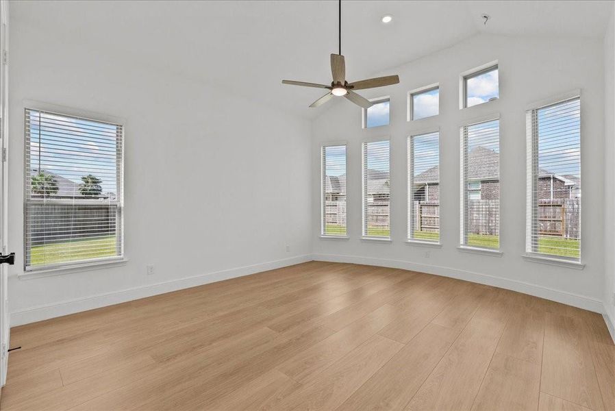 Primary Suite with an abundance of natural light