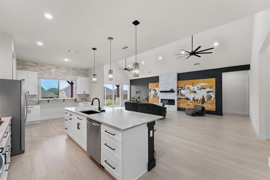 Furnished interior view inside a new home in , Forney (Image 17).