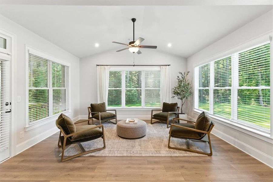 Furnished interior view inside a new home in Ford Landing, Acworth (Image 9).