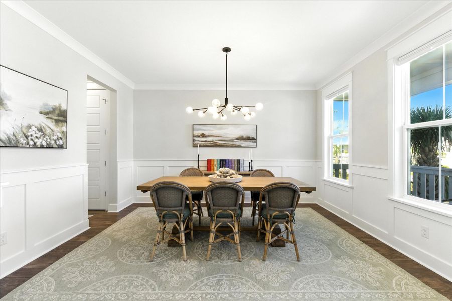 Furnished interior view inside a new home in , Mount Pleasant (Image 35).