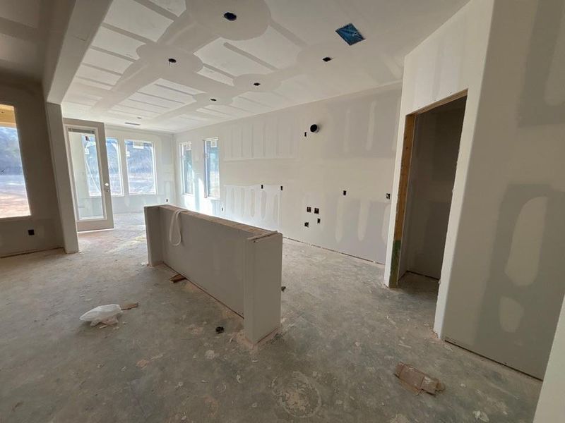 In-progress construction of a new home in Waterford Park, Weatherford, TX (Image 12).