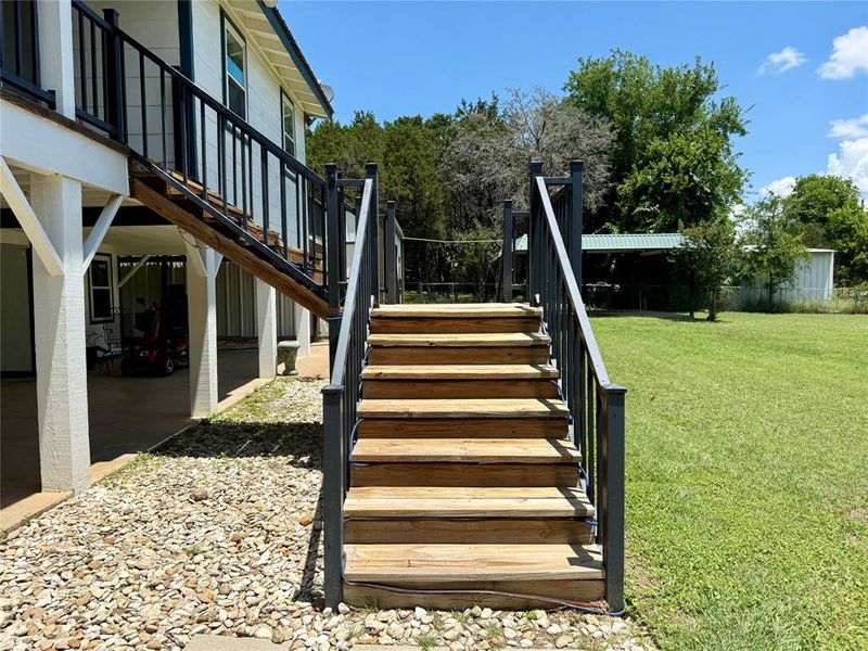 Exterior details and patio area of a home in , Whitney (Image 20).