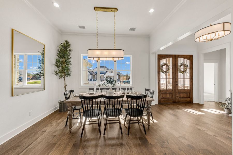 Representative furnished interior of a home built from the The Grayson by Reece Homes in Stella Ranch, Bryan (Image 25).