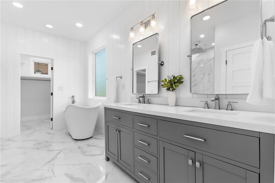 Furnished interior view inside a new home in , Canton (Image 11).