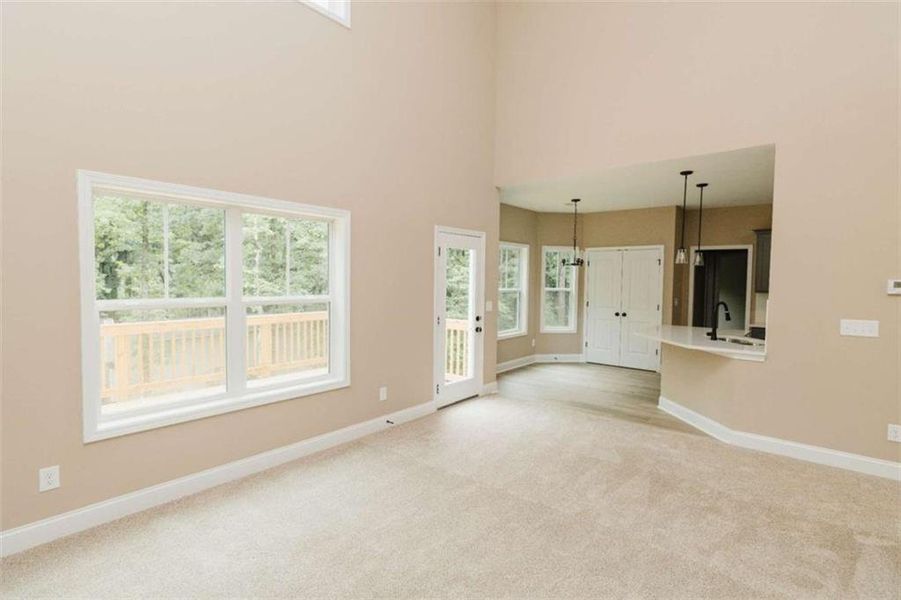 Spacious, unfurnished interior of a new home in , Douglasville (Image 78). Spacious, unfurnished interior of a new home in , Douglasville (Image 78).