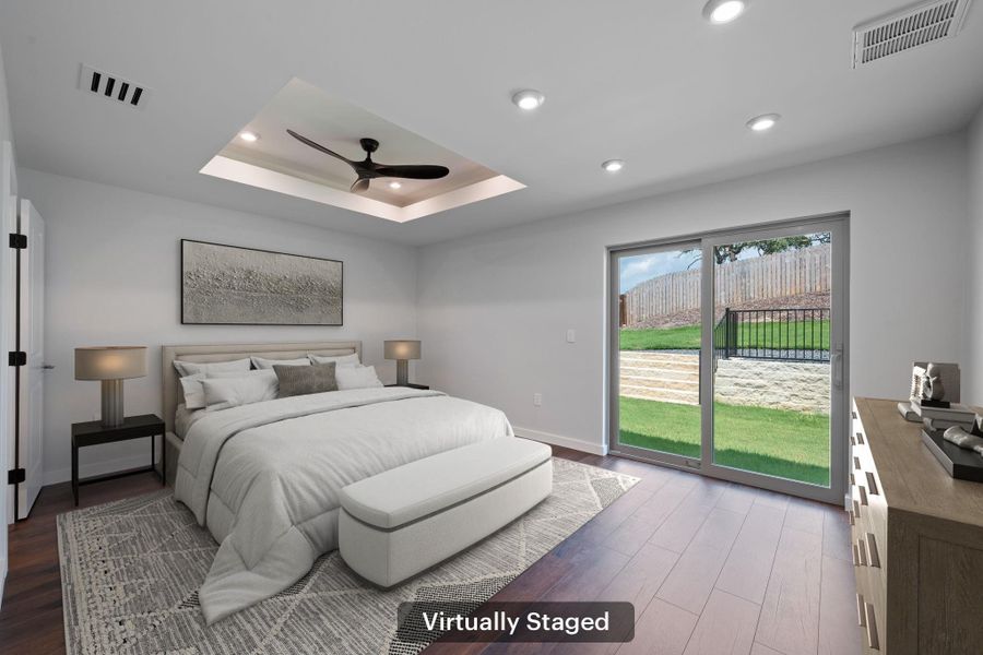 Furnished interior view inside a new home in , Burnet (Image 13).