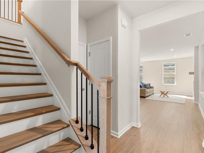 Spacious, unfurnished interior of a new home in The Village at Shallowford, Kennesaw (Image 21).