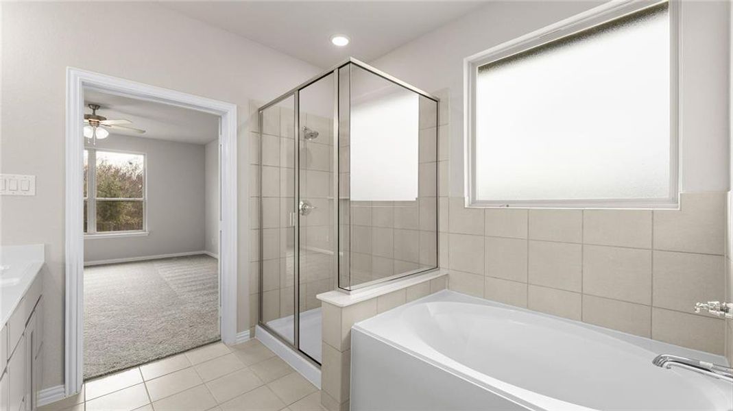 Furnished interior view inside a new home in The Oaks, Red Oak (Image 5).