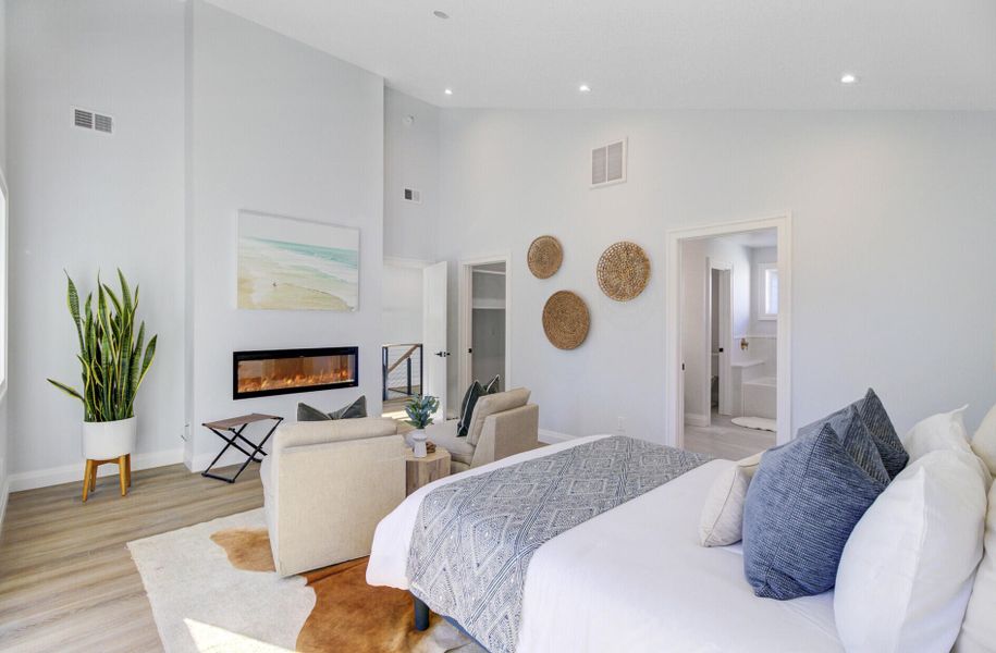 Furnished interior view inside a new home in , Charleston (Image 10).