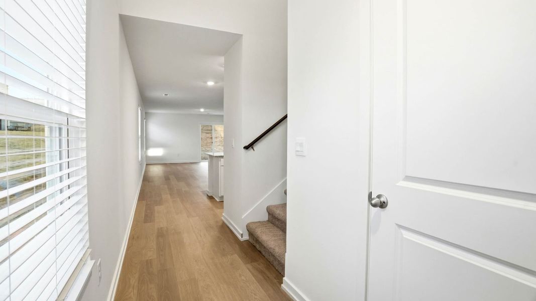 Representative unfurnished interior of a home built from the Manning by D.R. Horton in Highland View, Seymour (Image 24).