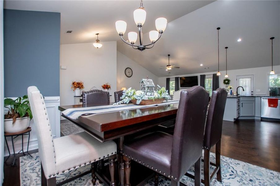 Furnished interior view inside a new home in , Villa Rica (Image 9). Furnished interior view inside a new home in , Villa Rica (Image 9).