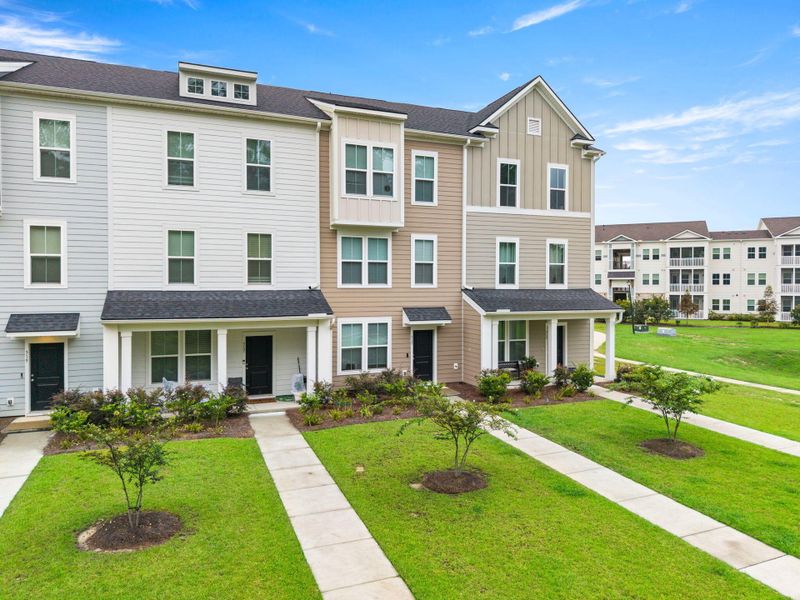 Front exterior of a new home in , Moncks Corner, SC, highlighting curb appeal (Image 1). Front exterior of a new home in , Moncks Corner, SC, highlighting curb appeal (Image 1).