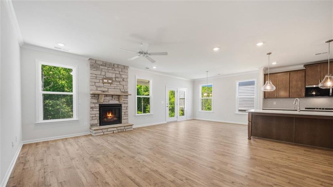 Spacious, unfurnished interior of a new home in Wildwood, Covington (Image 19). Spacious, unfurnished interior of a new home in Wildwood, Covington (Image 19).