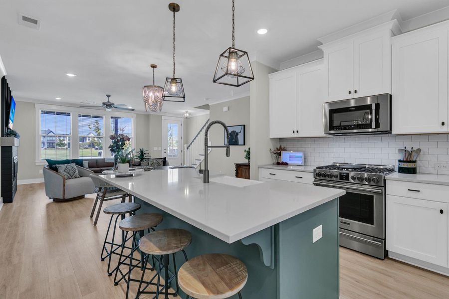 Furnished interior view inside a new home in , Summerville (Image 13).