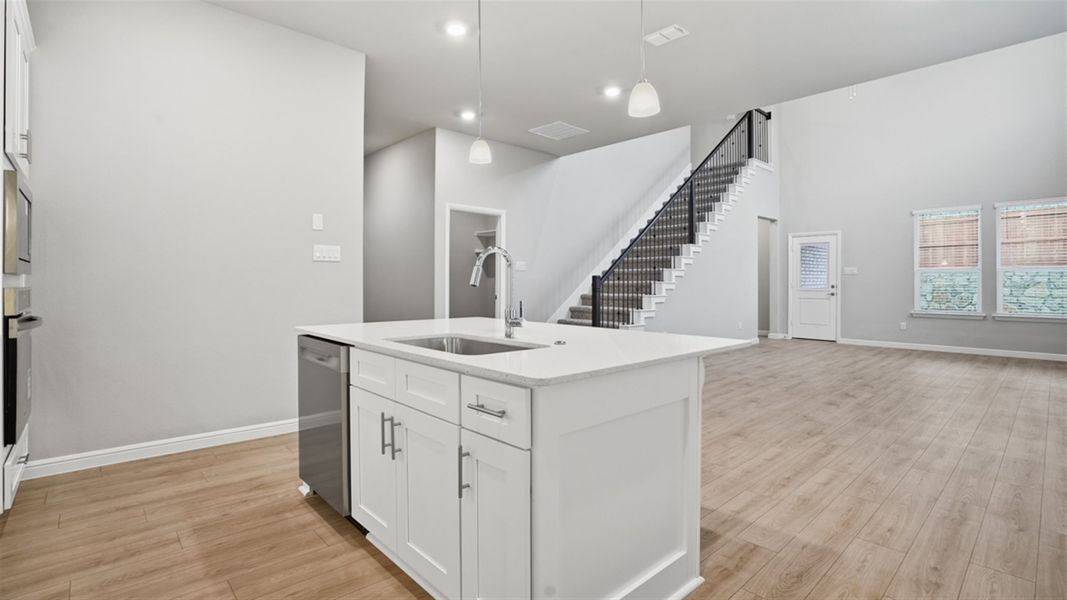 Furnished interior view inside a new home in Eden Ranch, Arlington (Image 5).